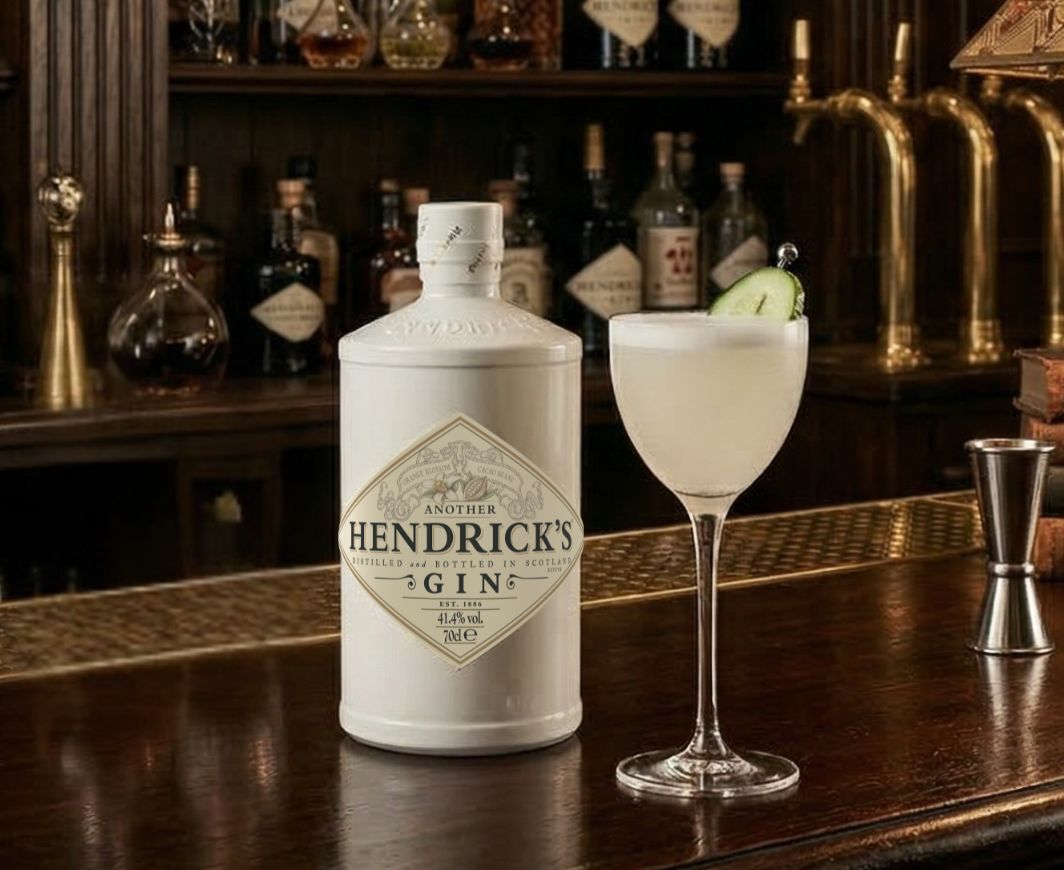 Another Hendricks Sgroppino drink in a bar setting
