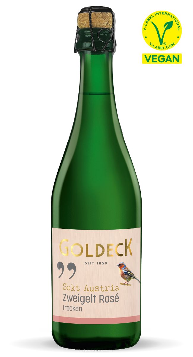 Goldeck Zweigelt Rosé 0,75l Flasche