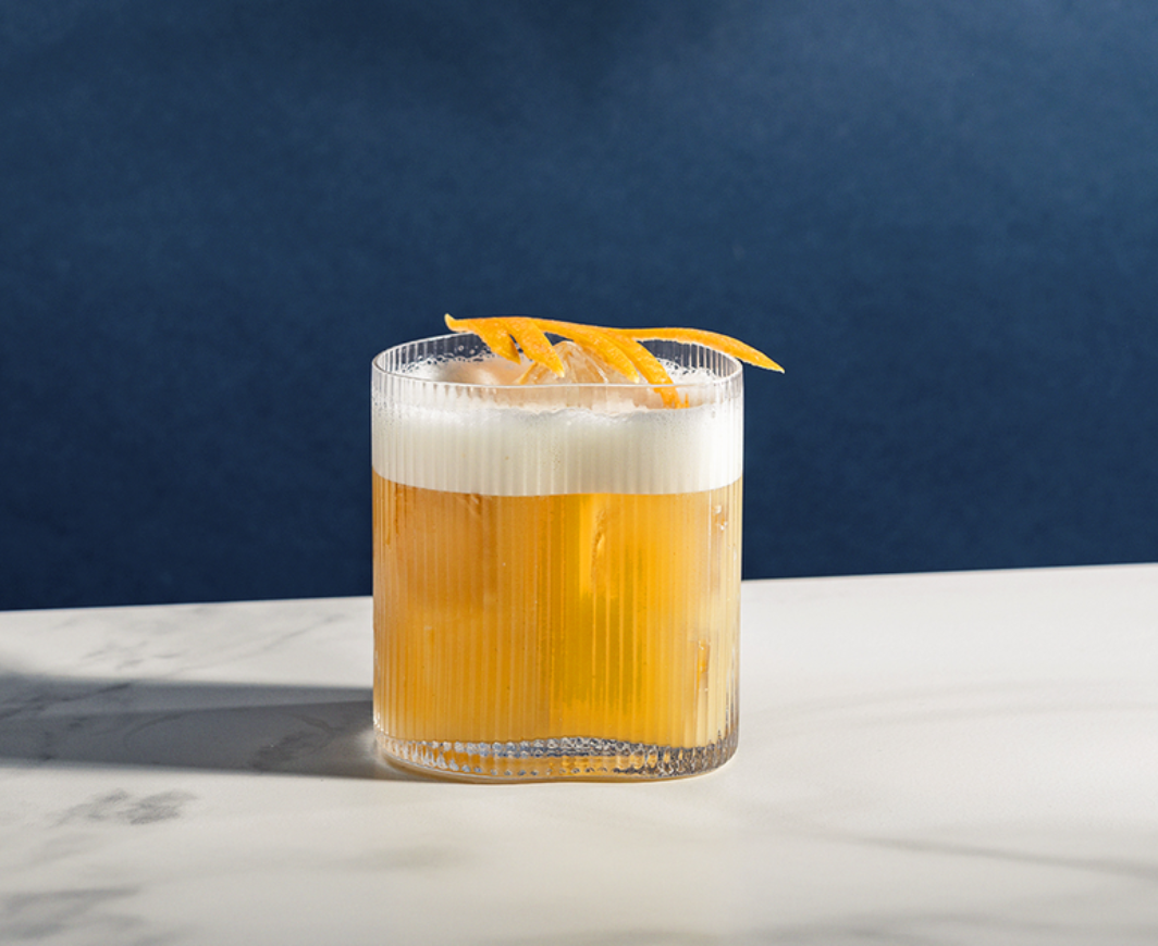 Santorini Sour Metaxa Drink neu