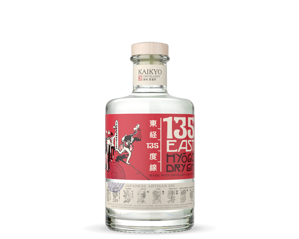 135 East Gin Flasche