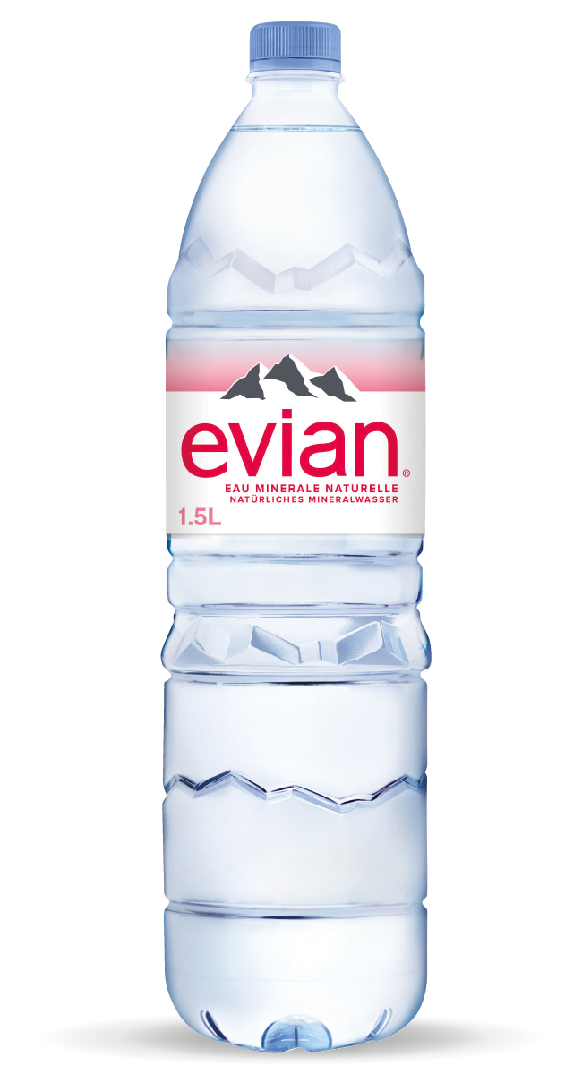 Evian 1,5L PET Flasche