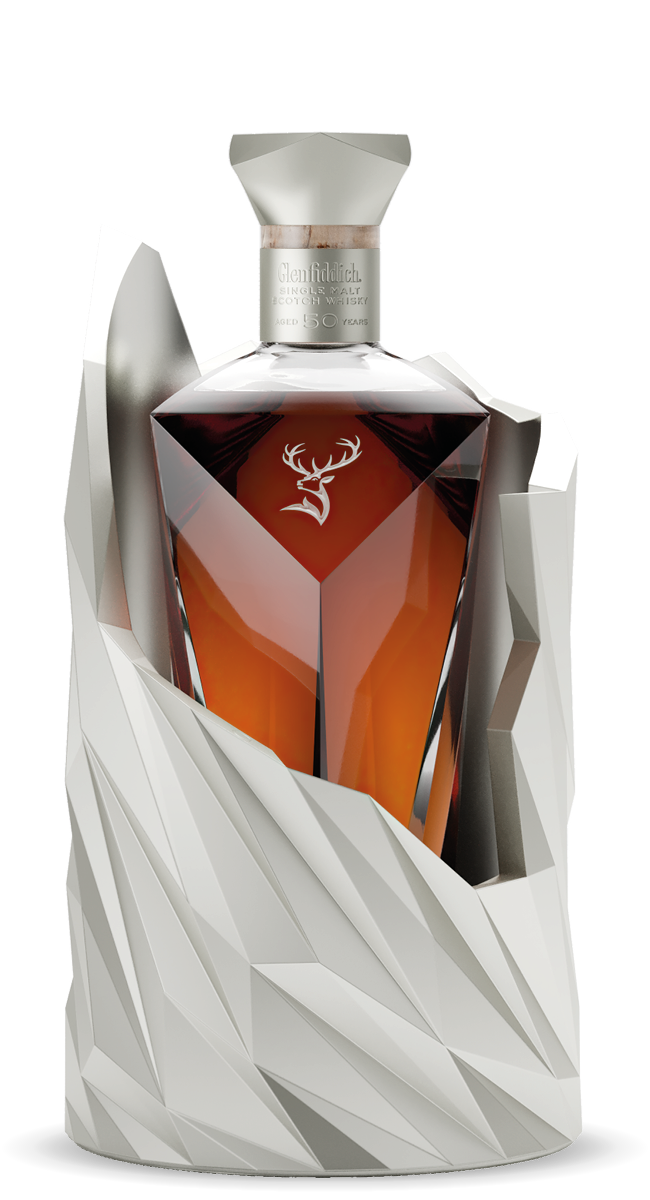 Glenfiddich 50 Jahre Flasche mit Box