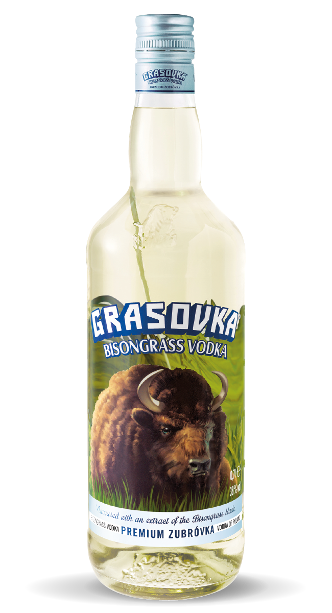 Grasovka Vodka Flasche