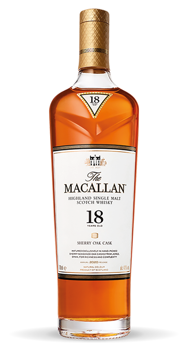 Macallan Sherry Oak 18 0,7L Flasche