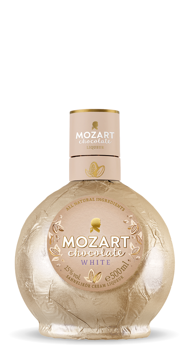 Mozart White Chocolate 0,5l Flasche