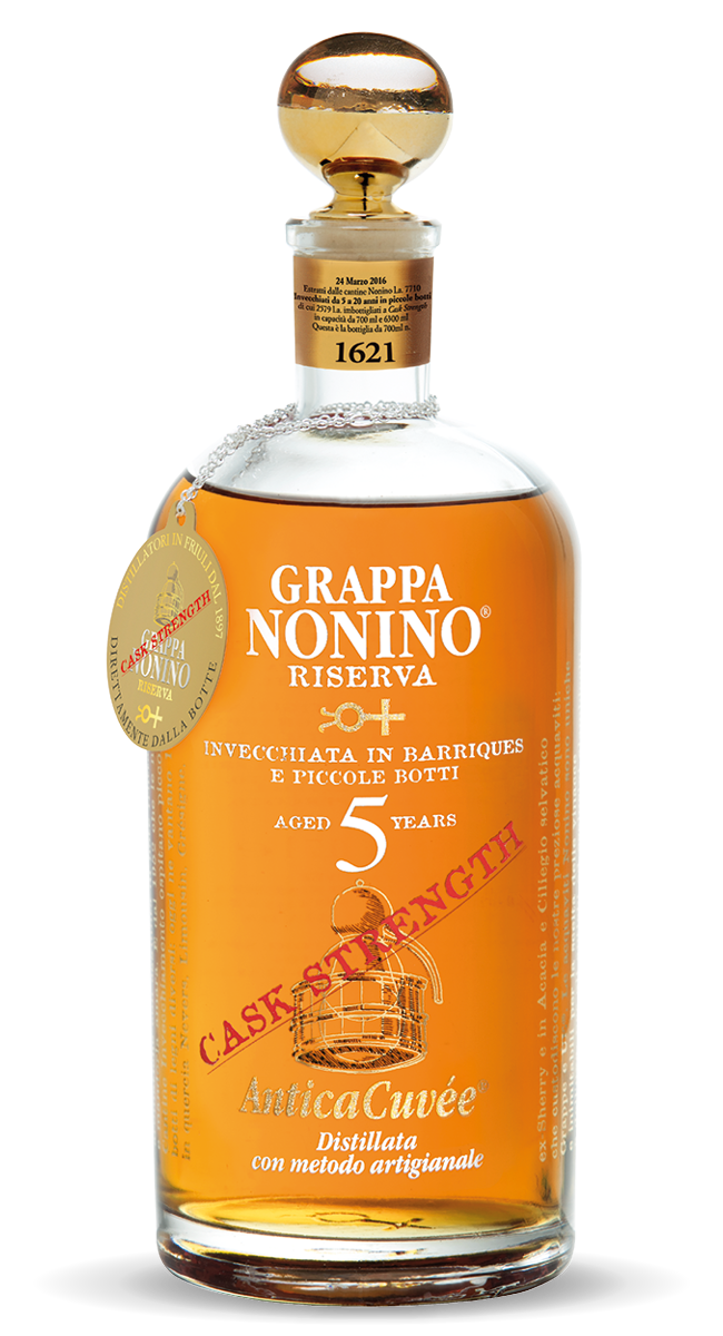 Nonino 5 years cask strength 0,7L Flasche