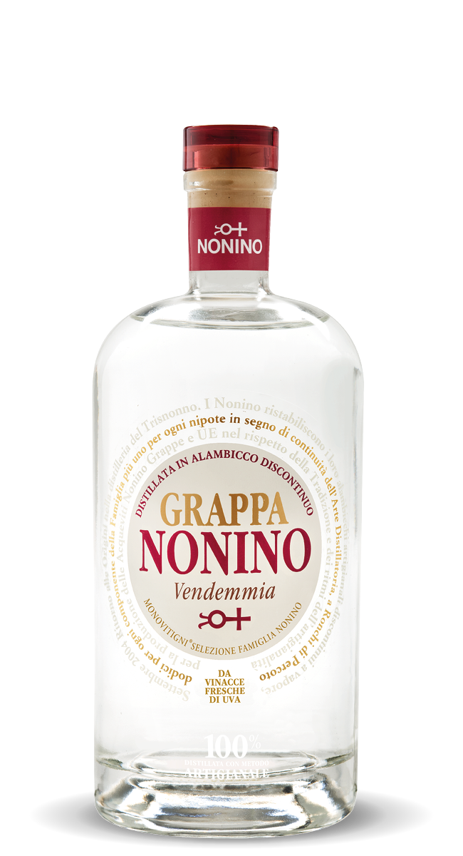 Nonino Grappa Vindemma Bianca Flasche