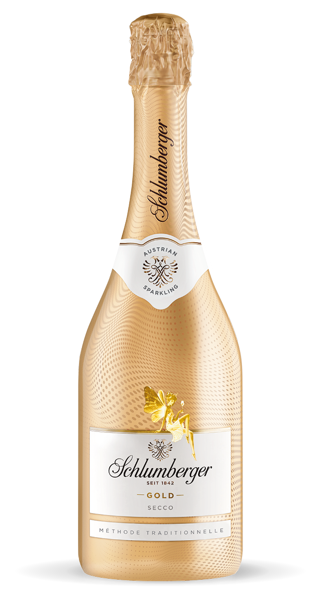 Schlumberger Gold Secco 0,75L Flasche