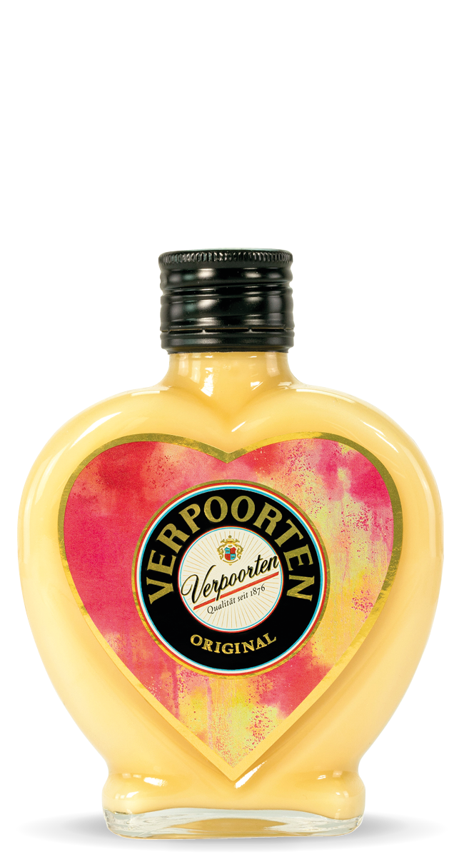 Verpoorten Eierlikör Herzflasche