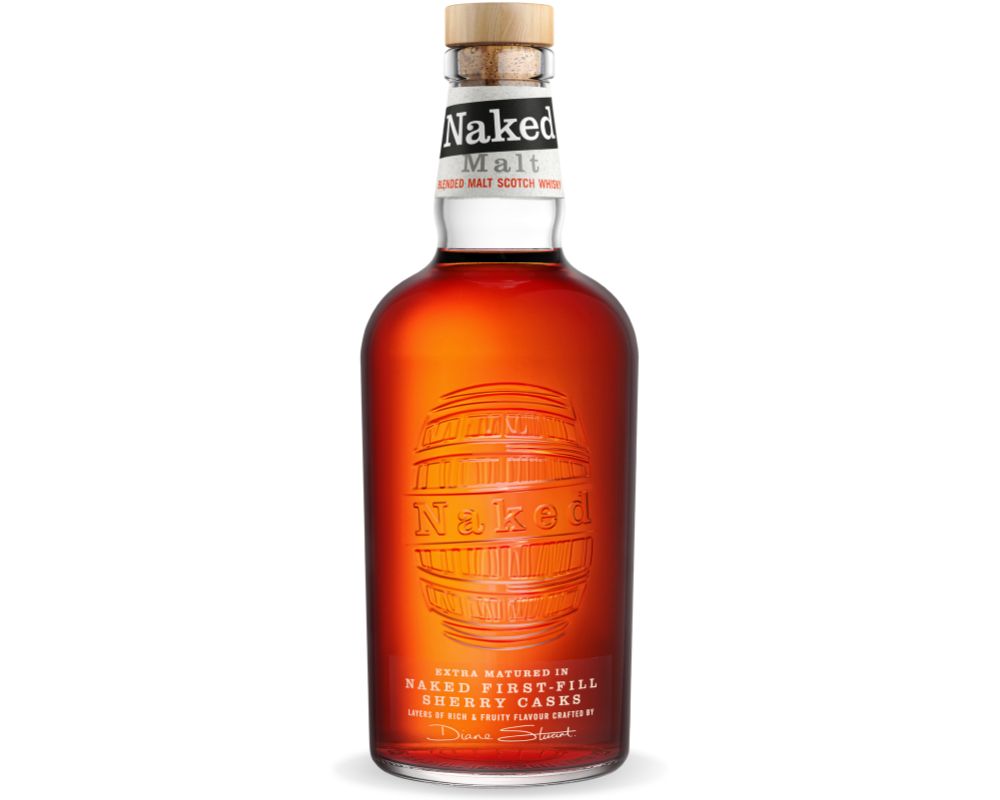 Naked malt image of bottle