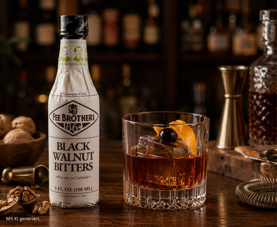 Fee Fashioned Rezept mit Black Walnut Bitters